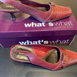 Women’s What’s what heels by Aerosoles, colour scarlet size 7.5
